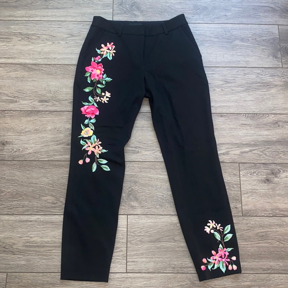 Express Columnist Ankle Mid Rise Stretch Pants